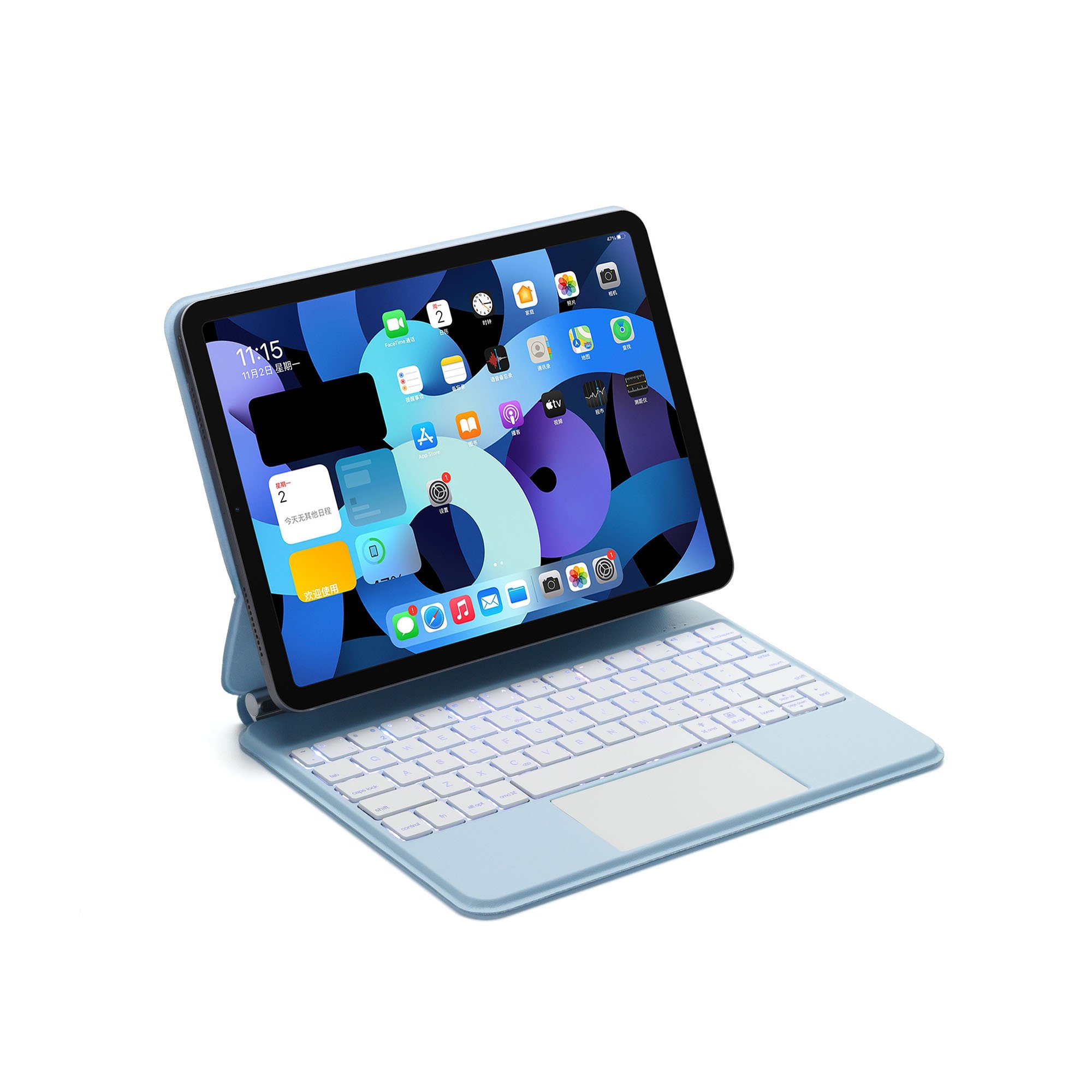 Magic Keyboard For Apple iPad Pro 11 12.9 inch Air 4 5 Tablet Laptop Smart Keyboards Case Cover Magnetic Backlight Touchpad