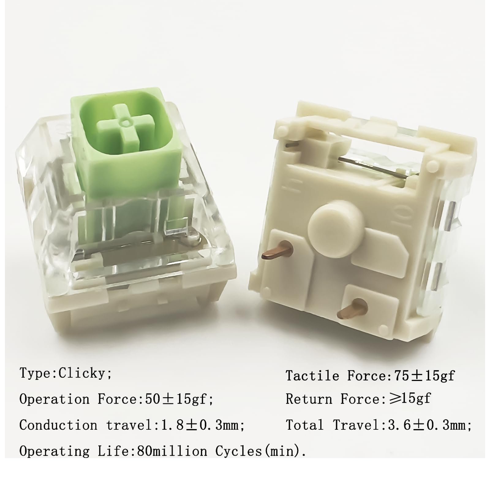 Kailh Box Jade Switches for Mechanical Gaming Keyboard