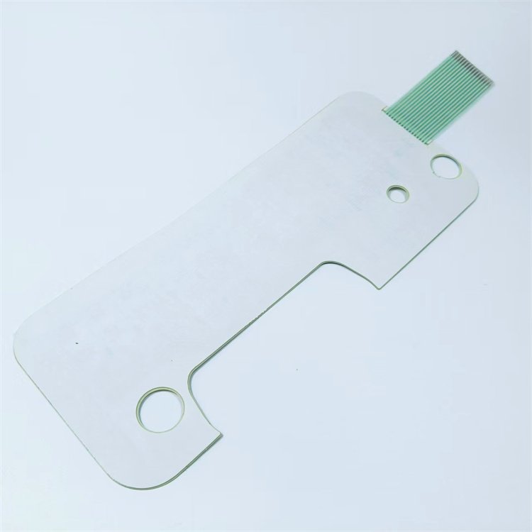custom membrane silver keypad switch with connector and insert membrane panel