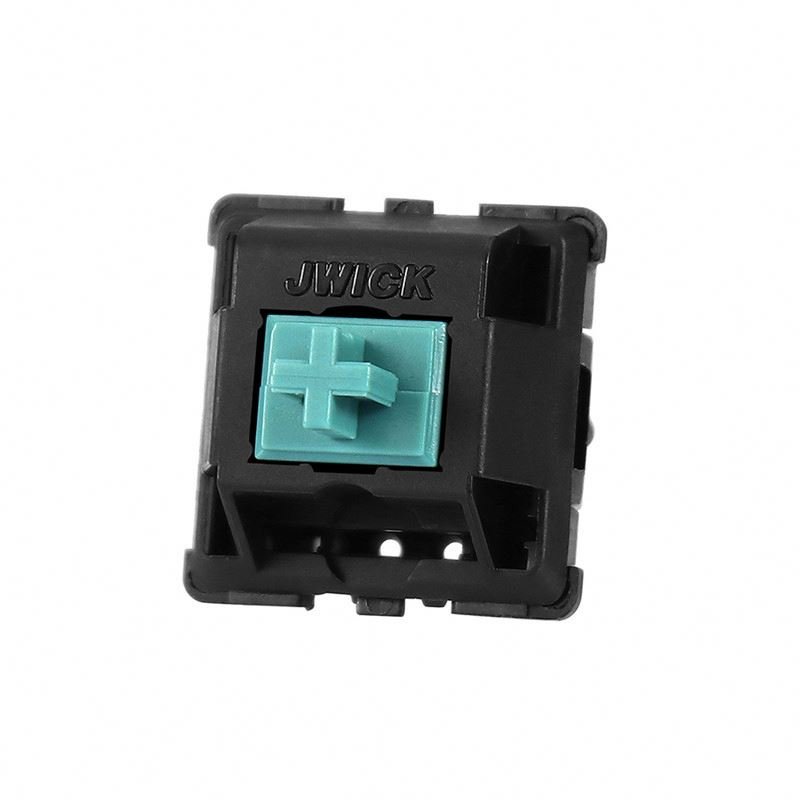 JWICK JWK T1 V2 Heavy Tactile Switches with Nylon 67g Green Blue Lubed 5 Pin Hotswap Switches for Mechanical Keyboard Switches