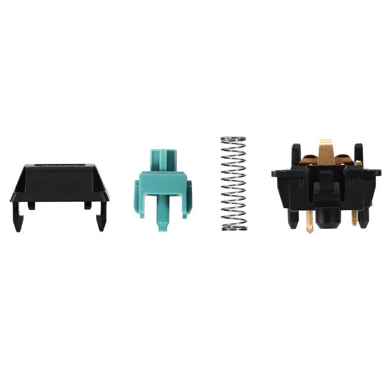 JWICK JWK T1 V2 Heavy Tactile Switches with Nylon 67g Green Blue Lubed 5 Pin Hotswap Switches for Mechanical Keyboard Switches