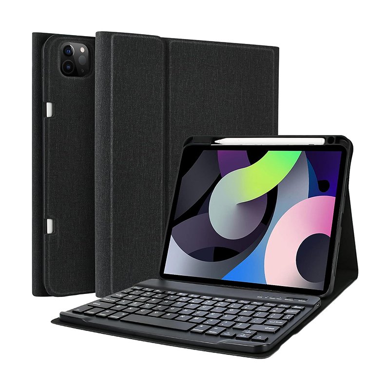 10th Generation Waterproof PU Leather Keyboard Cover Wireless Tablet Keyboards Case for iPad Pro 11 12 12.9
