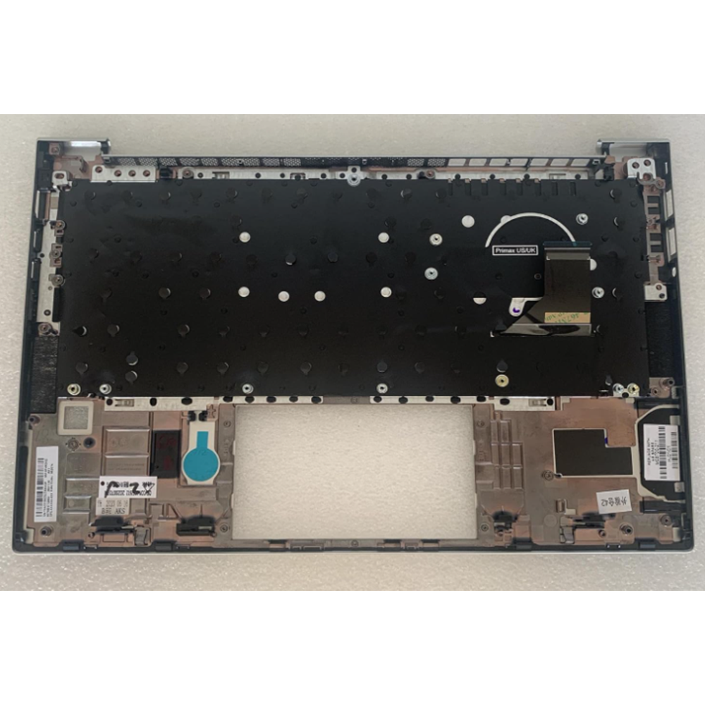 M08700-031 Laptop UK Keyboard Palmrest Assembly Silver for HP EliteBook 830 G7