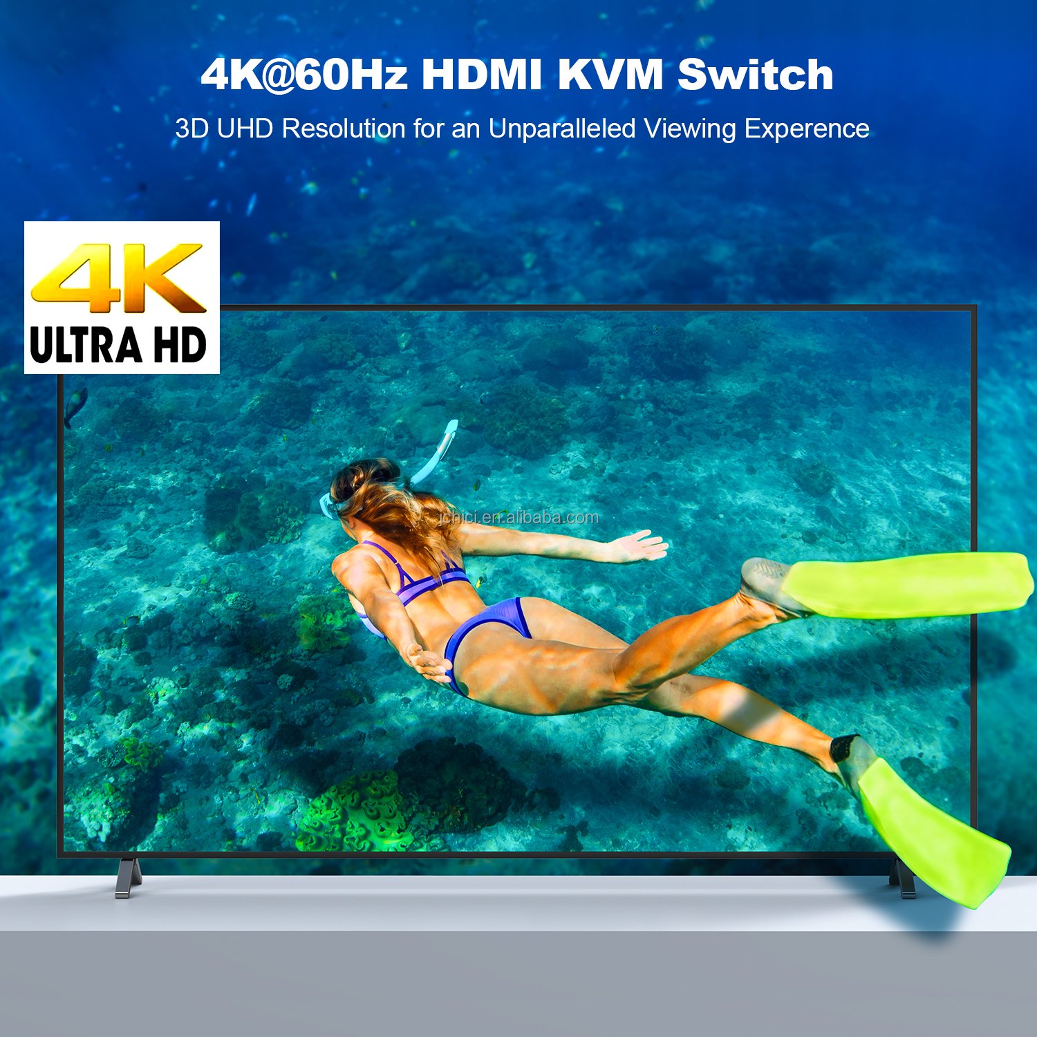 Hot selling HDMI 4 IN 1 Out Switch USB2.0 Supports Mouse and Keyboard Switching 4k * 2k 4-port 4x1 HDMI Switch