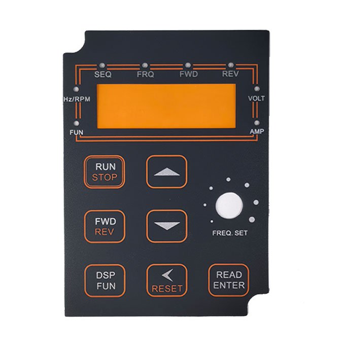 Universal Display Screen Control Switch Acrylic Instrument Cover Touchscreen membrane switch Screen Printing Measuring Device