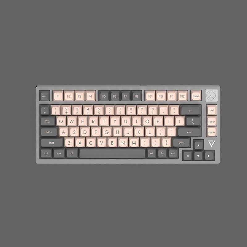 Ajazz AC081Aluminum CNC Gaming Gasket Keyboard Badges Swapping Switches Hot Swap 75% Mechanical Gasket Mount Keyboard