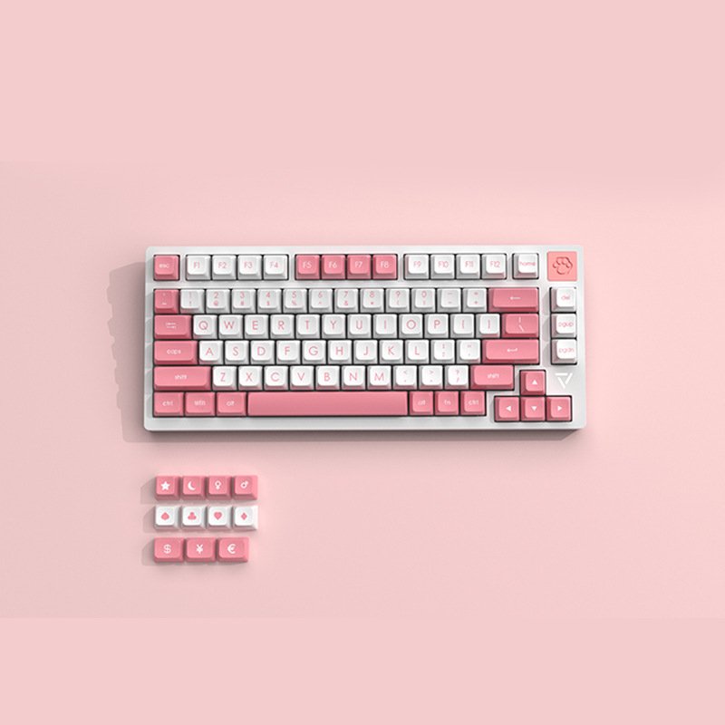 Ajazz AC081Aluminum CNC Gaming Gasket Keyboard Badges Swapping Switches Hot Swap 75% Mechanical Gasket Mount Keyboard