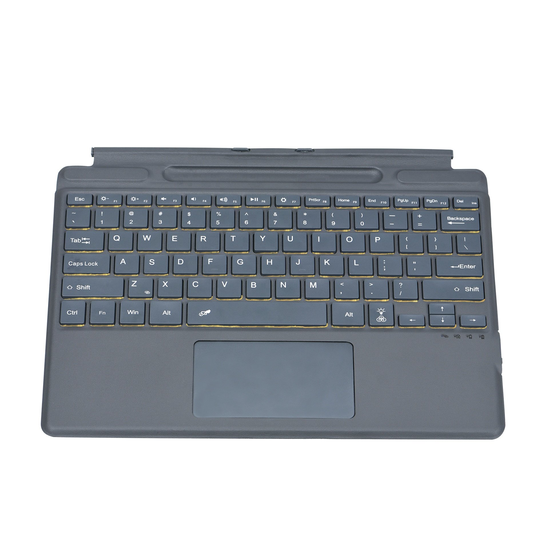 Custom Language New Wireless Keyboard Cover Backlit Touchpad Bluetooth Keyboard For Microsoft Surface Pro 3 4 5 6 7 8 9 10 X
