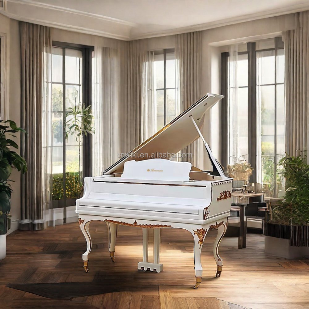 Royal Luxury 88-Key Professional Mechanical Grand Piano Promotional Price with Roma legs for sale