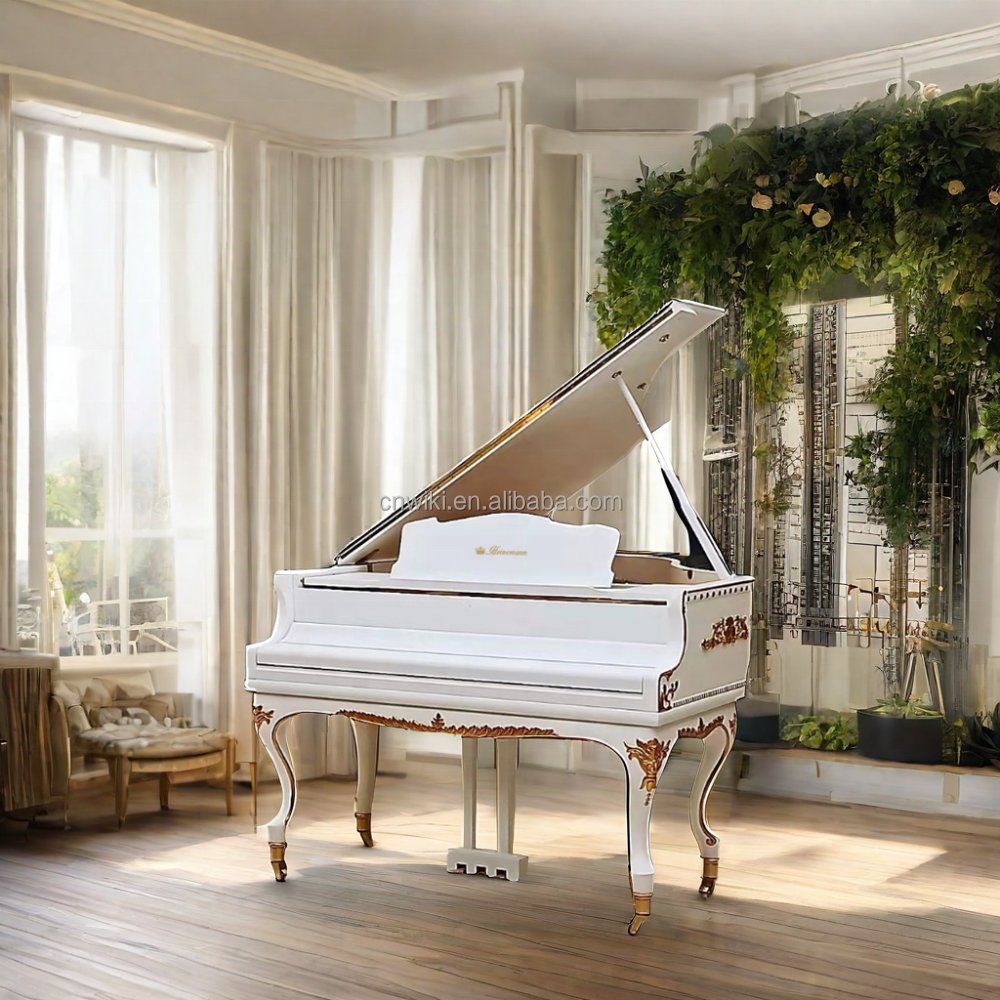 Royal Luxury 88-Key Professional Mechanical Grand Piano Promotional Price with Roma legs for sale