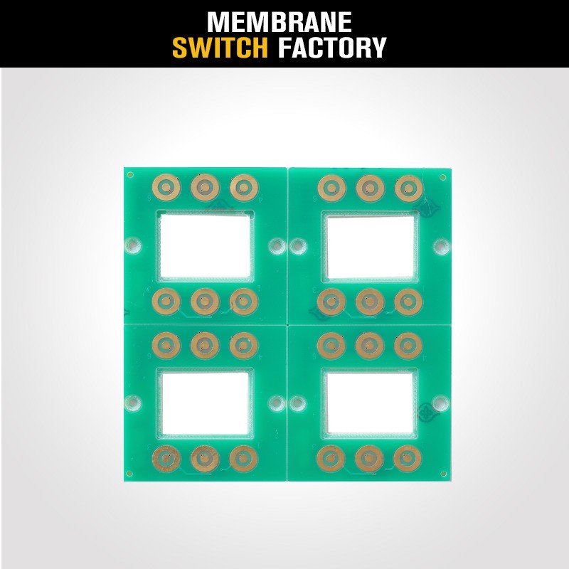 new style pcb based membrane switch silk printing panel switch keypad