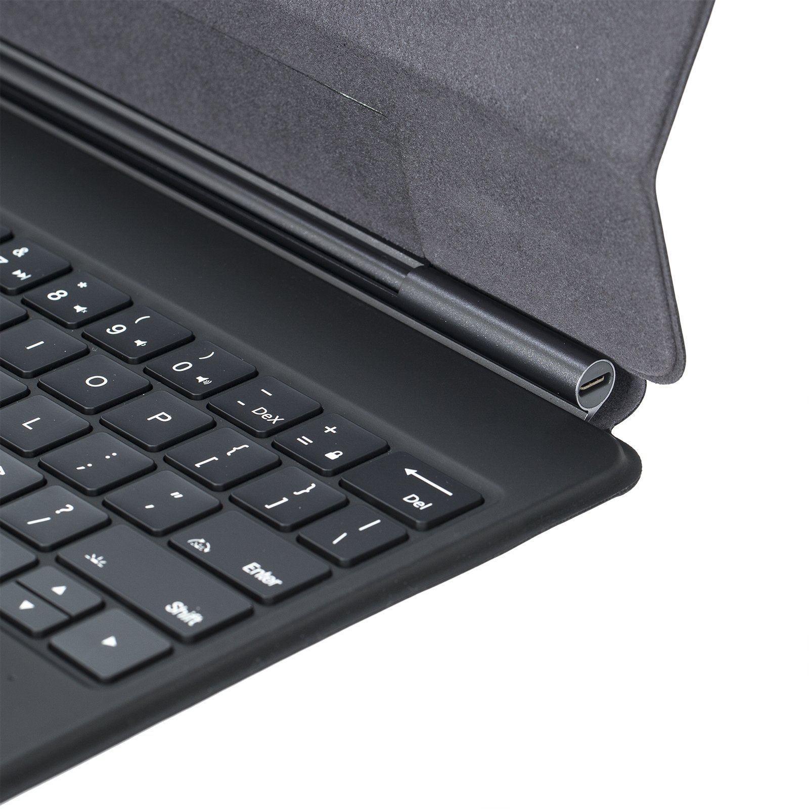 LED Power Display keyboard with Magic Touch RGB Light Case for Sam Tab S9 Plus FE 12.4 X610/X616