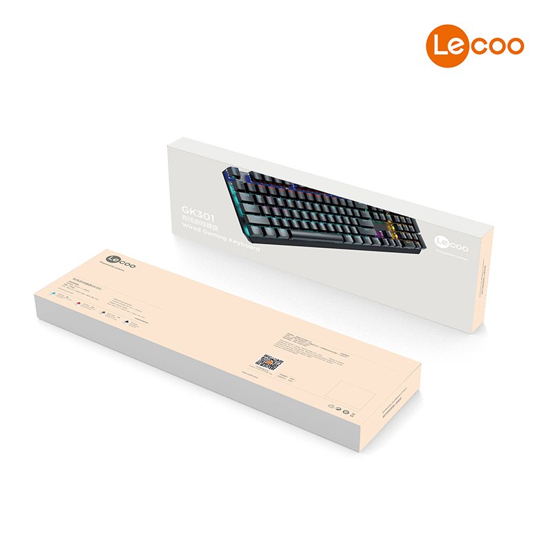 Lecoo wholesale blue switch rgb keyboard mechanical game keyboard laptop desktop wired keyboard