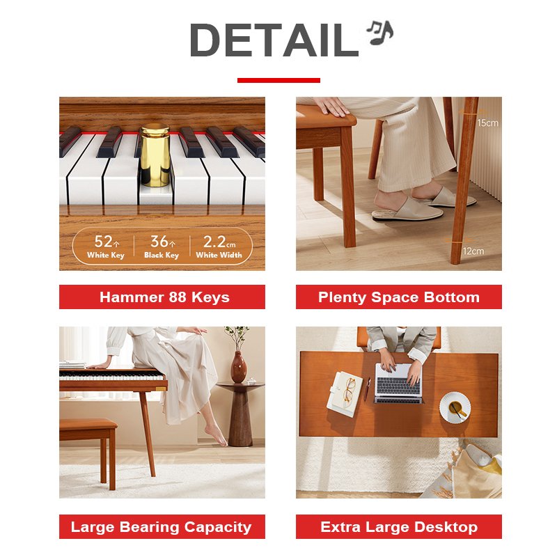 wholesale Made In China digital 88 keys music electronic Switches electric piano with desk function digital piano