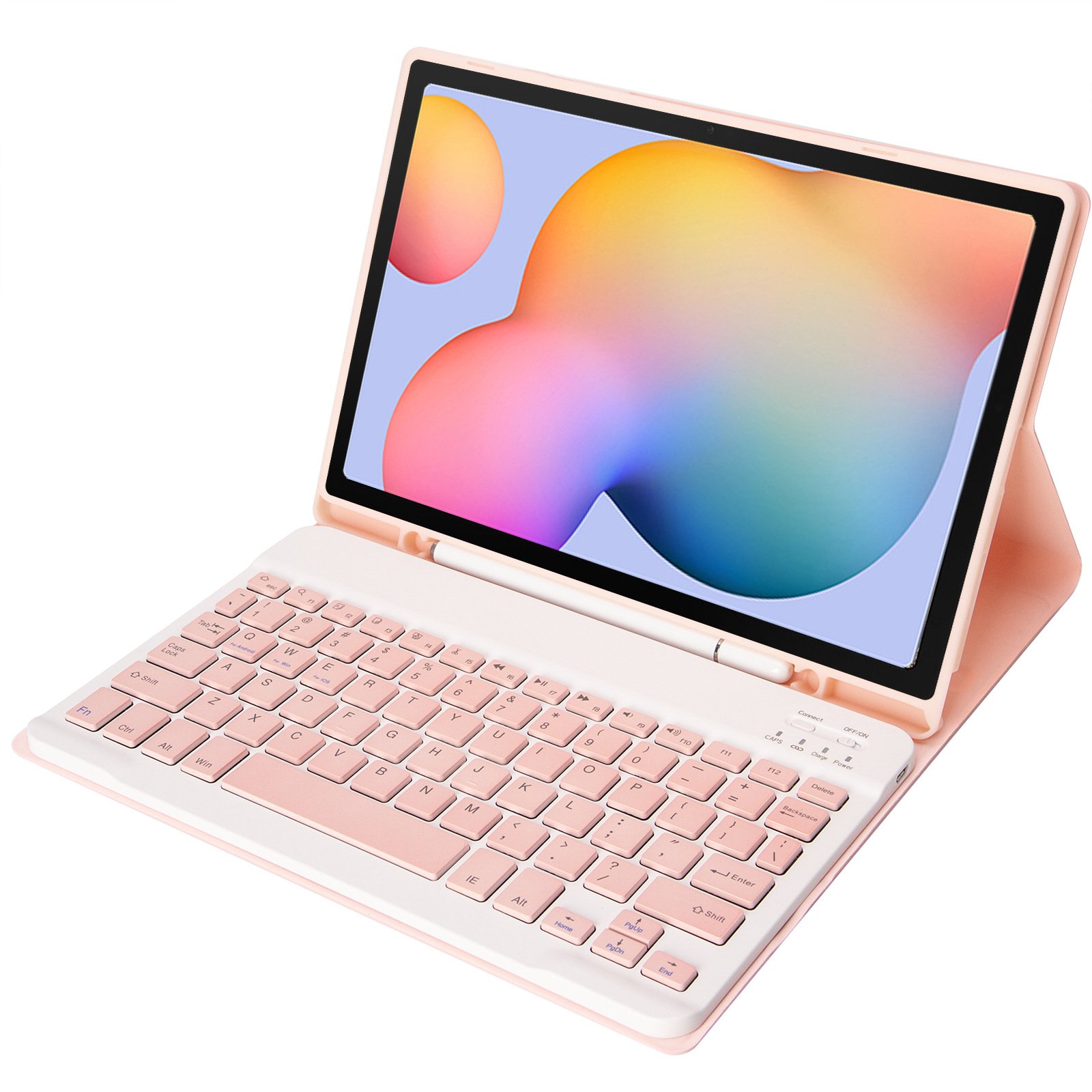 Suitable for Samsung tablet p615 Leather Case s6lite Bluetooth keyboard a8 Protective shell s7 Magnetic pen slot mouse 11 Inch