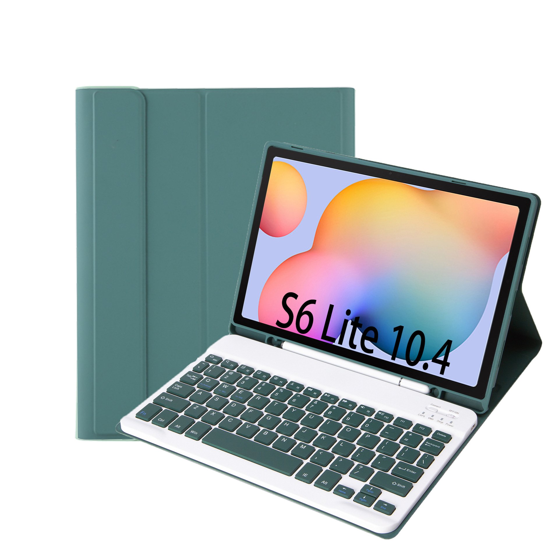 Suitable for Samsung tablet p615 Leather Case s6lite Bluetooth keyboard a8 Protective shell s7 Magnetic pen slot mouse 11 Inch