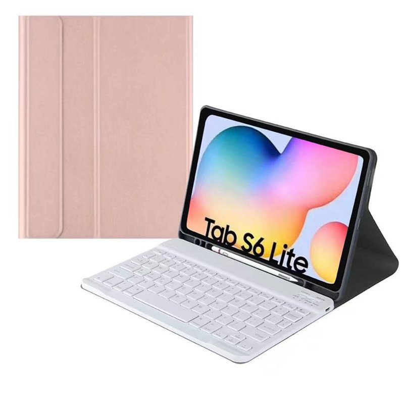 Suitable for Samsung tablet p615 Leather Case s6lite Bluetooth keyboard a8 Protective shell s7 Magnetic pen slot mouse 11 Inch