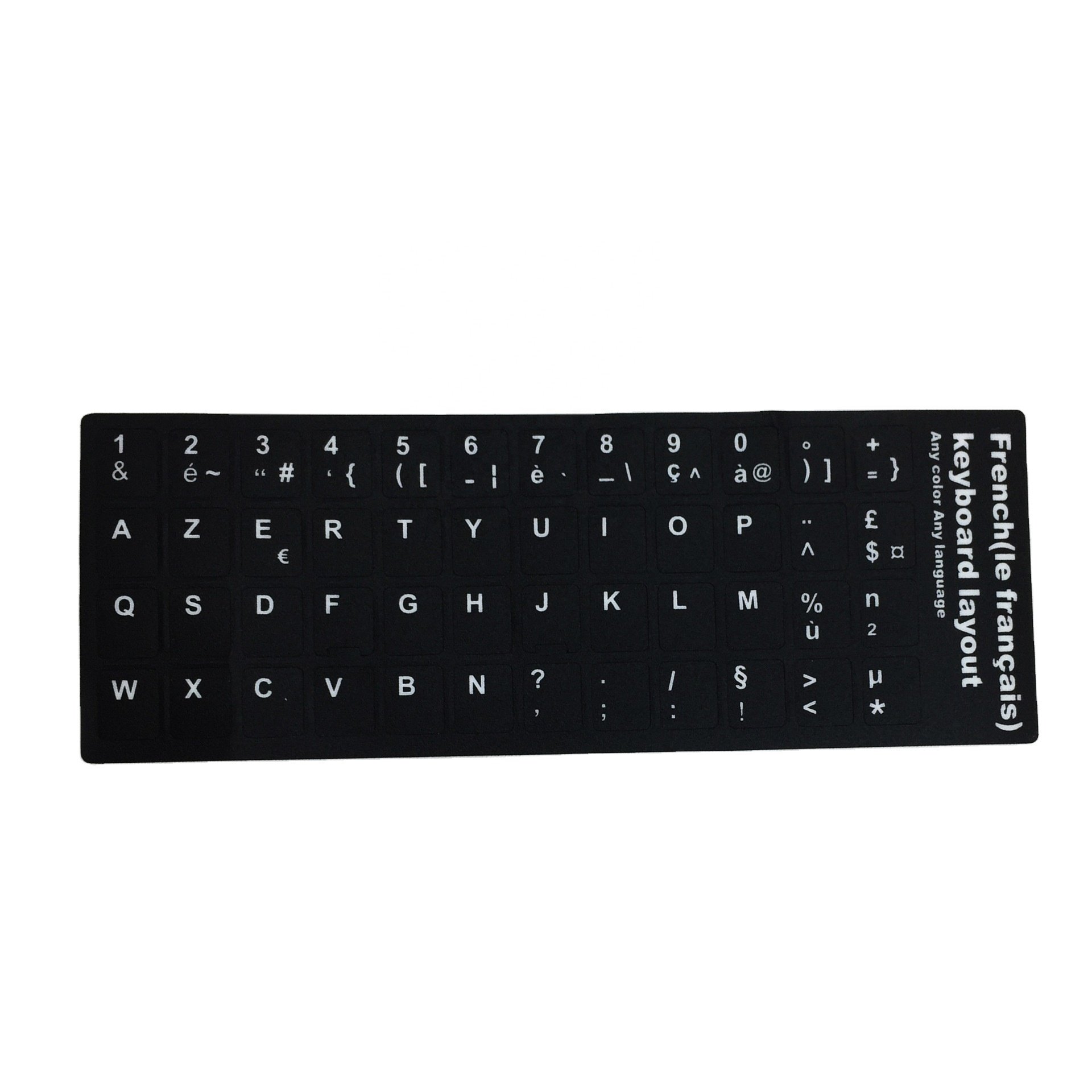 Customized Hot Selling Keyboard Stickers From Manufacturers Customized Printable French Keyboard Stickers