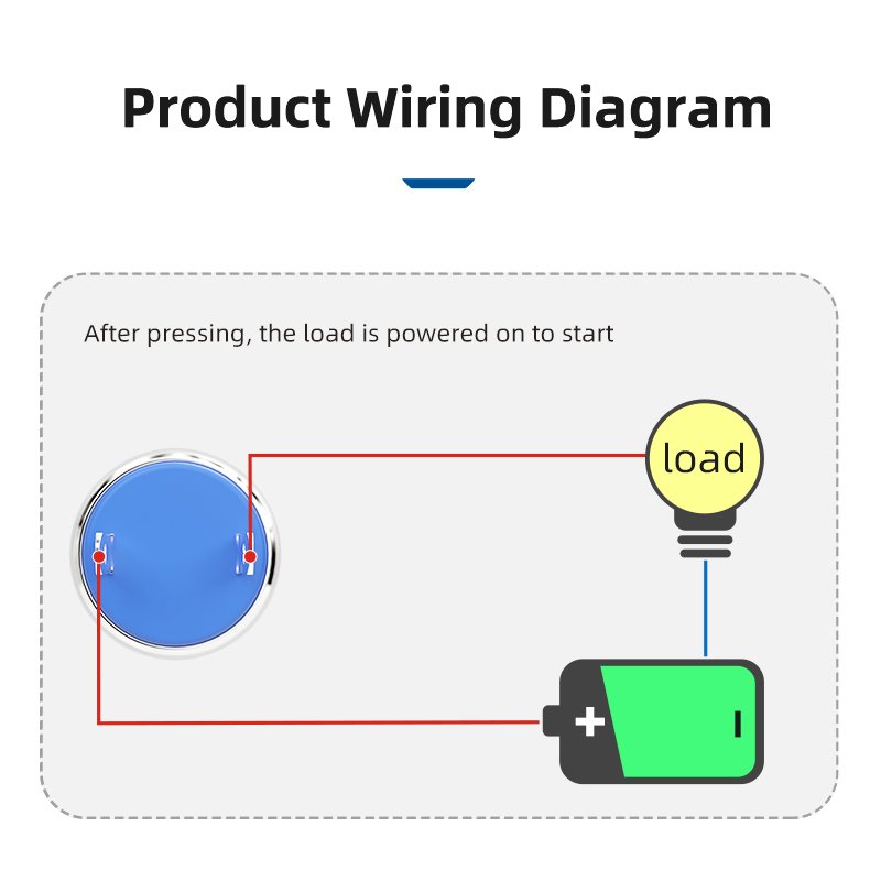 CDOE Industrial panel control Anti vandal momentary switch normally open ip65 metal 16MM 19MM 22MM push start button