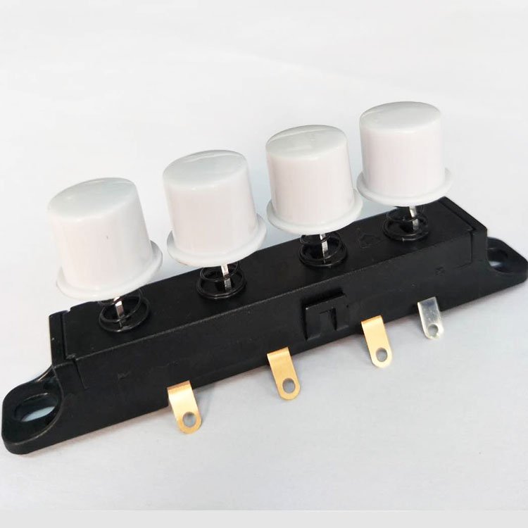 Tuowei 4 key 3 speed Electric Fan color push button Keyboard Switches