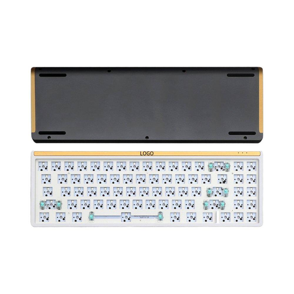 Metal keyboard factory custom 100%/80%/60% CNC mechanical game aluminum keyboard case cnc keyboard kits service