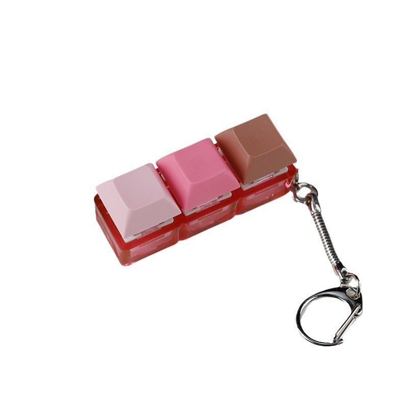 Custom DIY Switches Mechanical Keyboard Tactile Key Keycap Switch Tester Keychain decompress tool toys