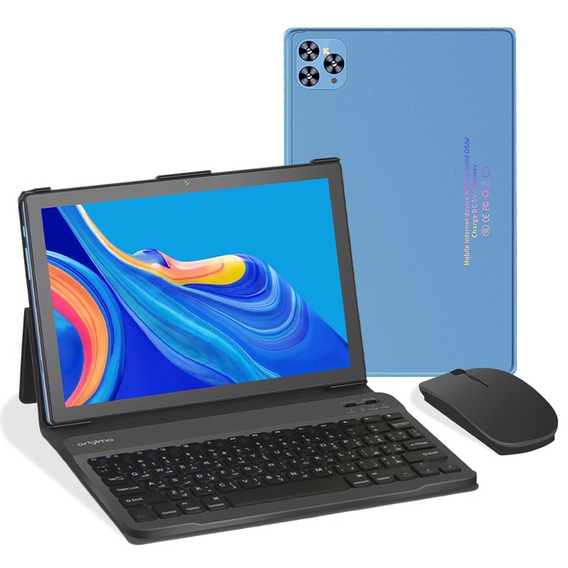 Origimo Tablet 10 Inch Tablets Computer 10.1 Inches IPS HD Portable Wired Usb Keyboard For Tablet Computer Pc Touchscreen