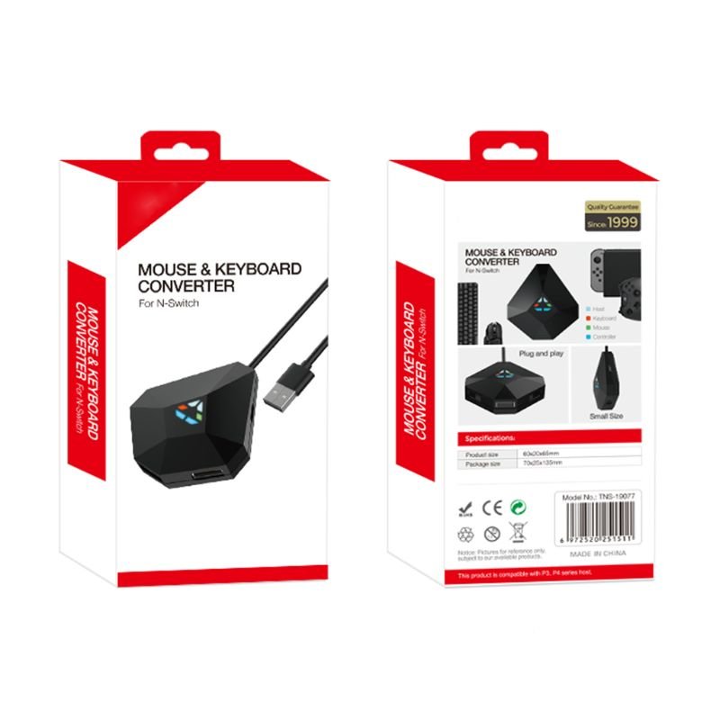Game Keyboard Mouse Converter Adapter for Switch/PS4/PS3/X-BOX ONE/360 Console