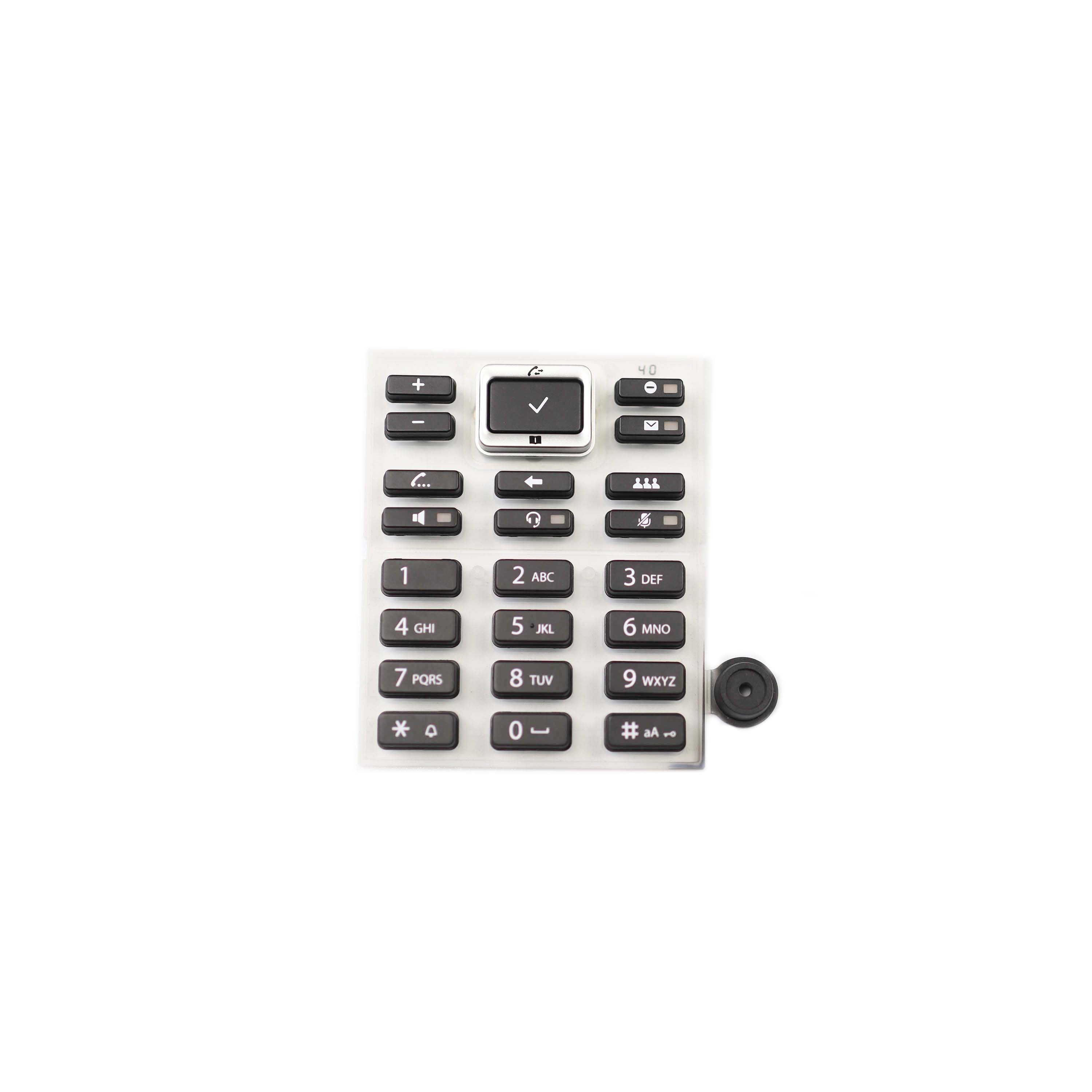 Custom silicone rubber products rubber mechanical keyboards numeric membrane keyboard color push button membrane switch moulds