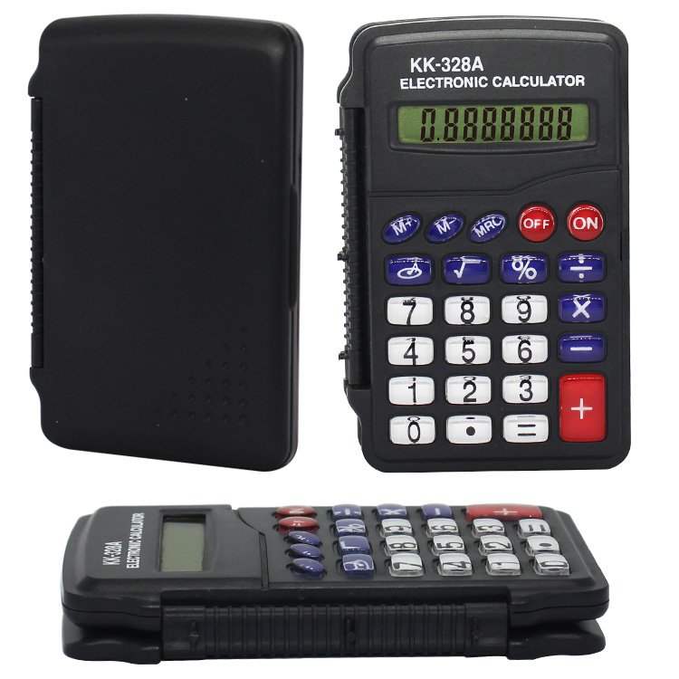 Small Keychain Transparent Flip Cover Calculator
