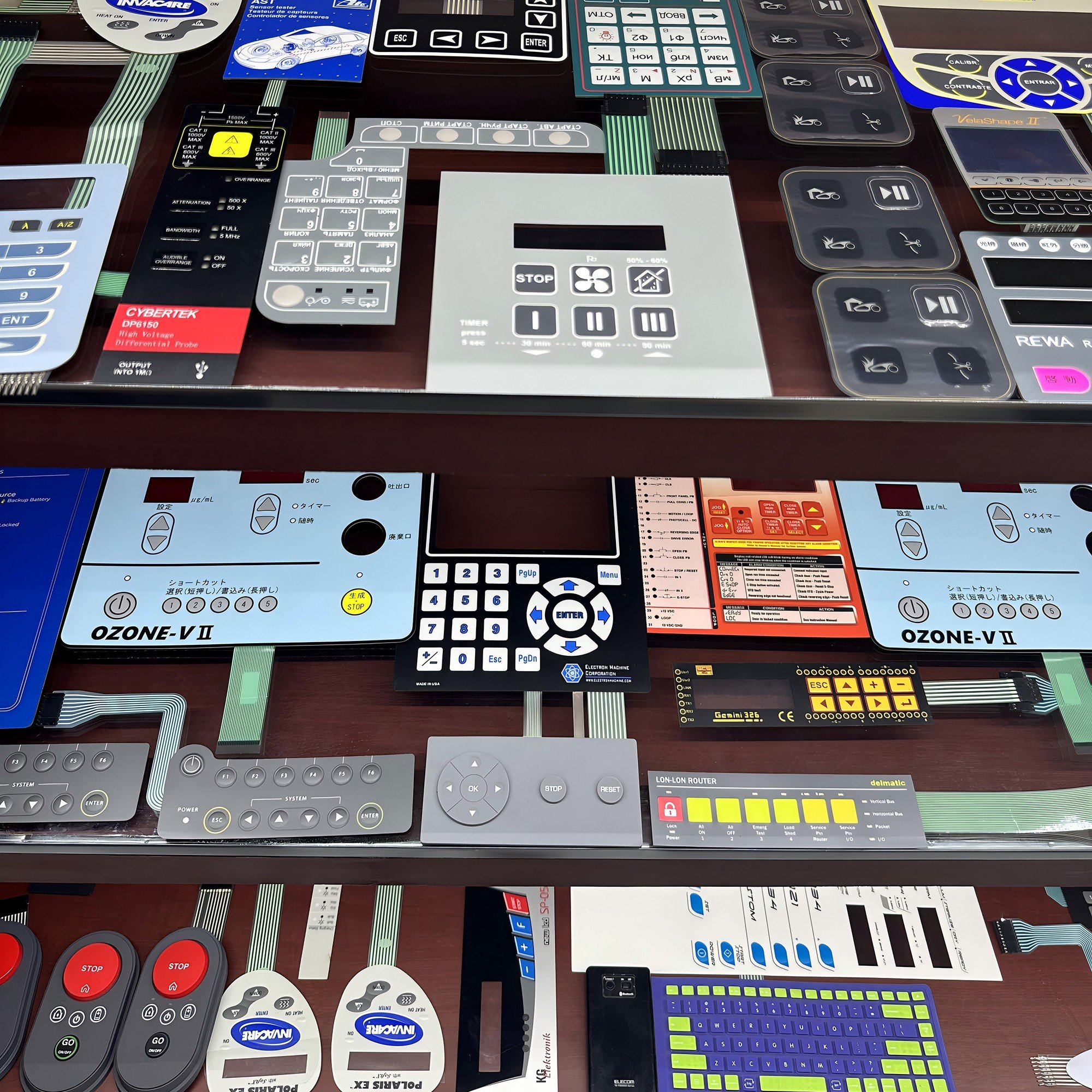OEM ODM.Factory custom membrane button switches, and professional customizations for graphics, colors, sizes, and logos