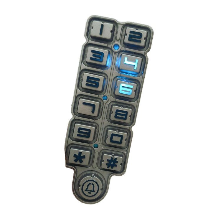 Customized Conductive Silicone rubber buttons Keypad & High Quality rubber push button Keyboard Door Controller