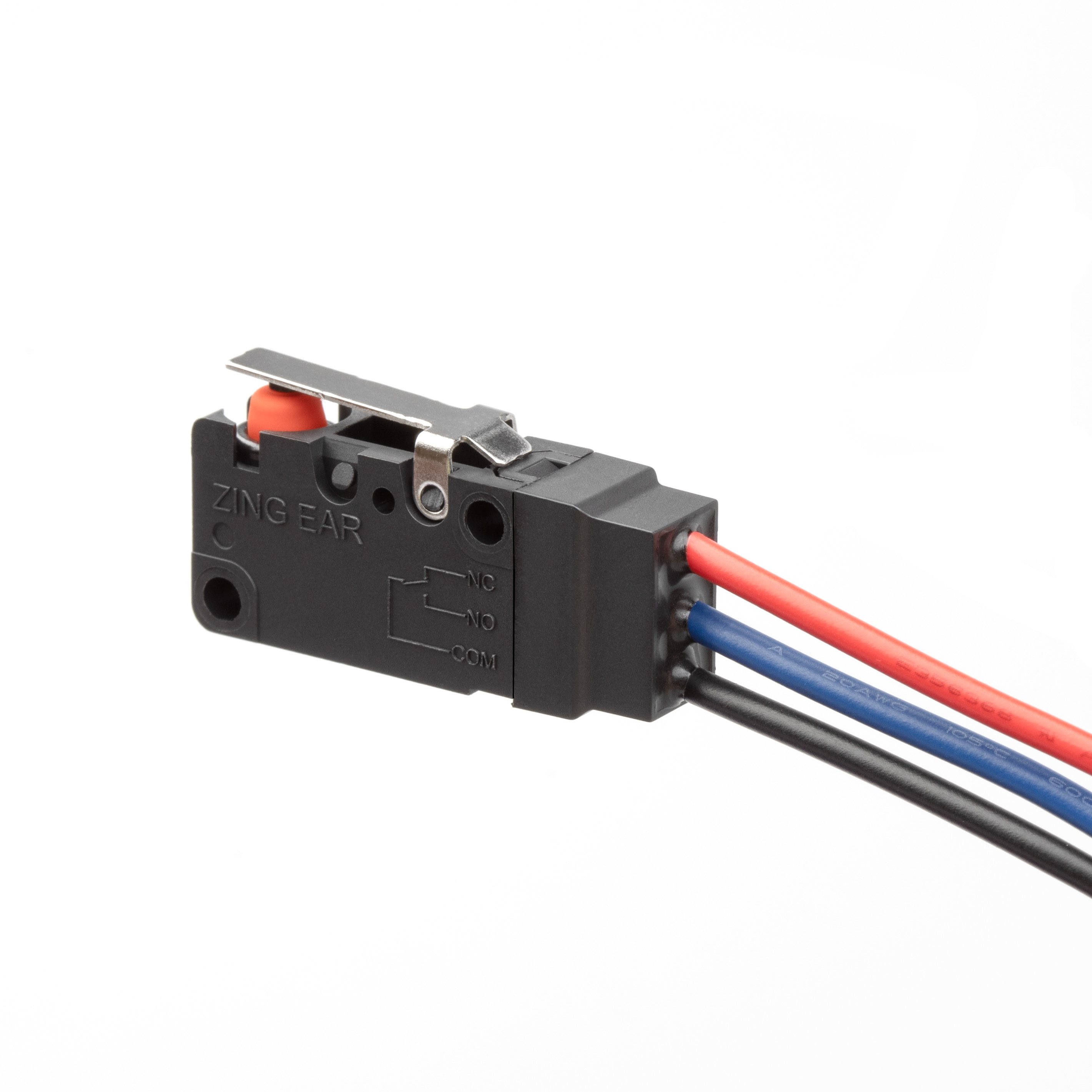 ZING EAR Customizable IP67 Waterproof & Dustproof Miniature Roller Lever Micro Controller Tact Switch