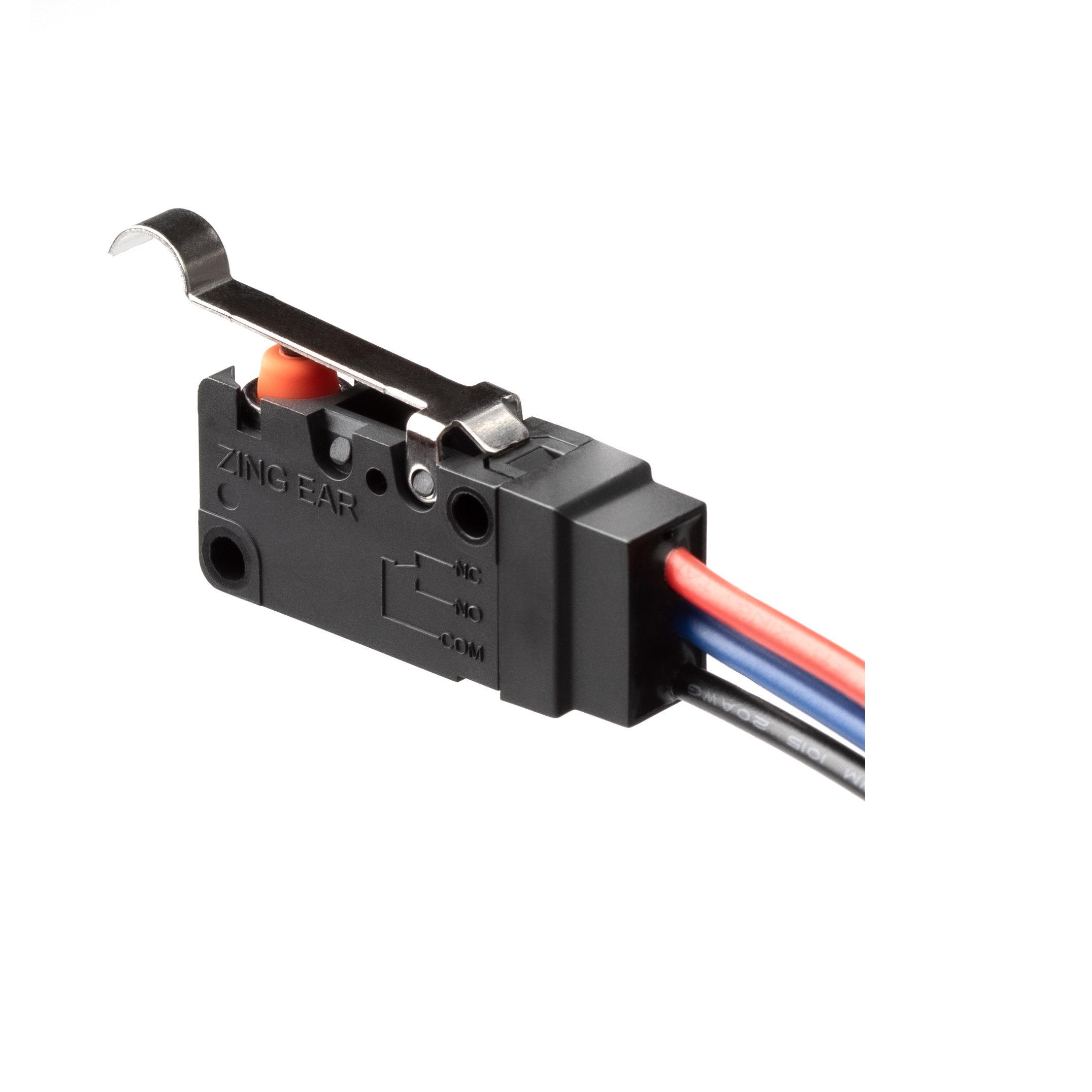 ZING EAR Customizable IP67 Waterproof & Dustproof Miniature Roller Lever Micro Controller Tact Switch