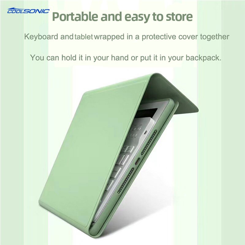 Shockproof PU Soft Silicone Wireless keyboard trackpad case for iPad Tablet Cover keyboard case for iPad 10th gen 10.9 inch 2022