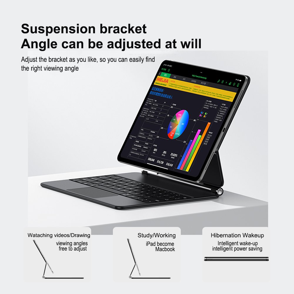 Wireless Magic Keyboard Cover Touchpad Keyboards for Tablet And Cases Protection Case for Ipad Pro 11Inch Ipad Air 4/5th Gen