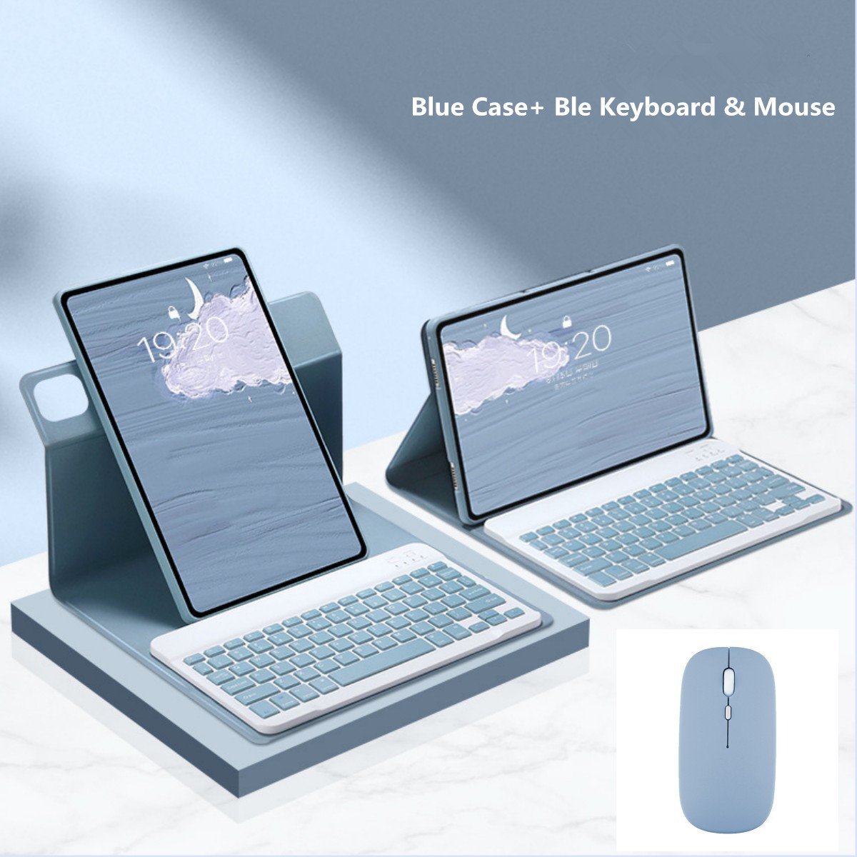 360 degree Rotataion Smart PU TPU Tablet Keyboard Case Cover For iPad 7/8/9 10.2" Air3 Pro Air4/5 10.9" Pro 11" iPad 10th 10.9"