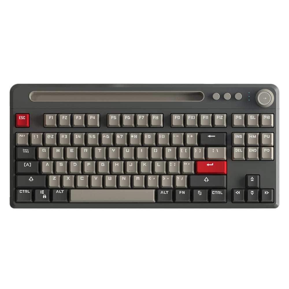 OUSAID DK870 Wireless Hot-swappable OEM Height PBT Keycaps Dual-mode Mechanical Keyboard