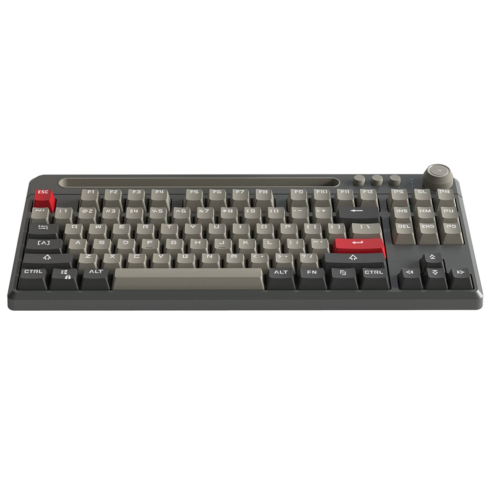 OUSAID DK870 Wireless Hot-swappable OEM Height PBT Keycaps Dual-mode Mechanical Keyboard