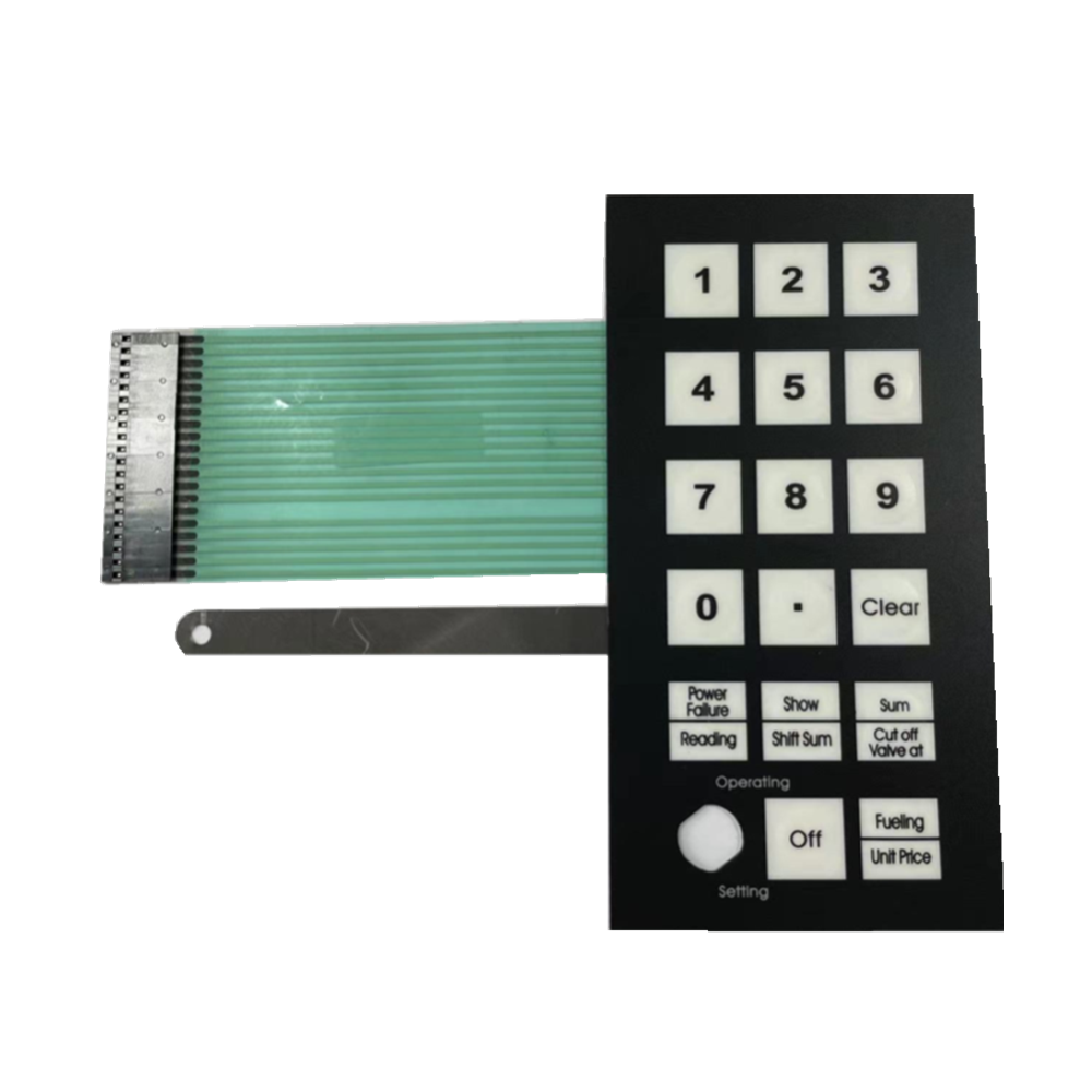 Hot selling fuel dispenser keypad membrane keypad