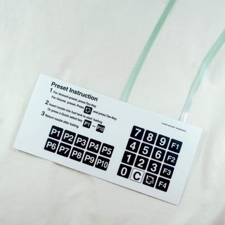 Hot selling fuel dispenser keypad membrane keypad