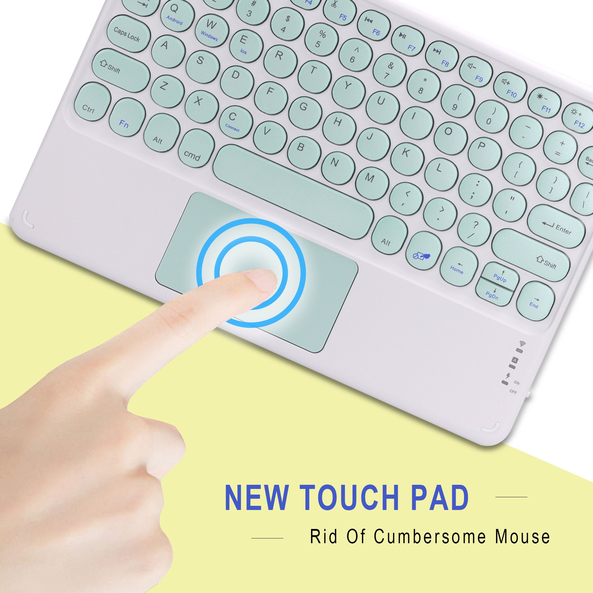 Mini 6 Pencil Holder Backlight Keyboard Covers Tablet Cover Backlit With Touchpad Keyboard Case For Ipad Air 10.9 4