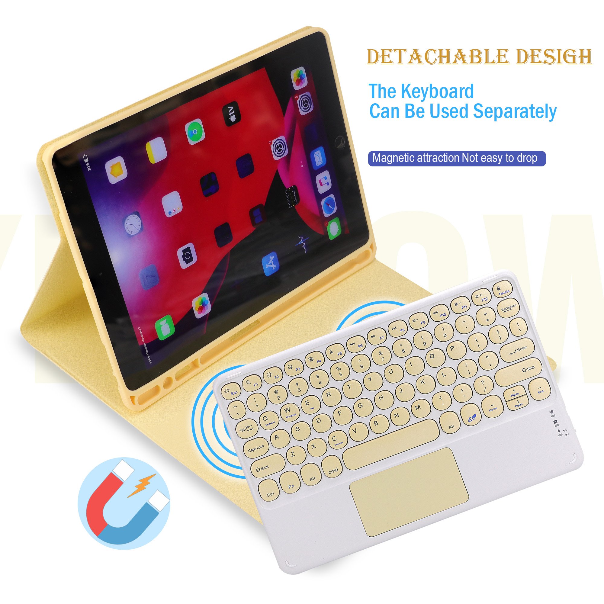 Mini 6 Pencil Holder Backlight Keyboard Covers Tablet Cover Backlit With Touchpad Keyboard Case For Ipad Air 10.9 4