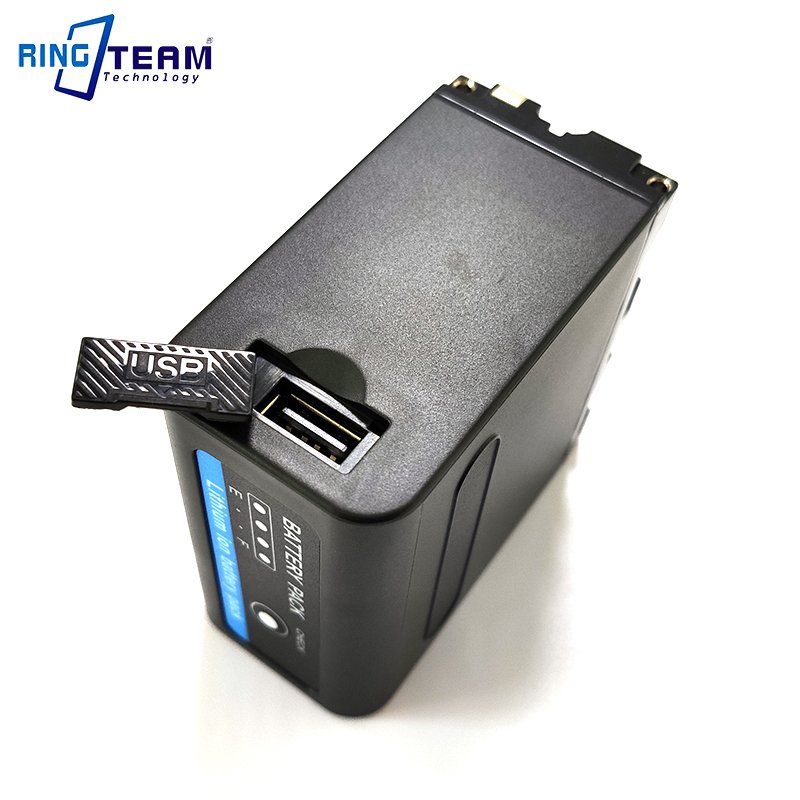 7.4V 8800mah NP-F980D Digital Battery for Sony Ax 700 Battery Pack USB Port & DC Camera Lithium Ion CE FCC ROHS