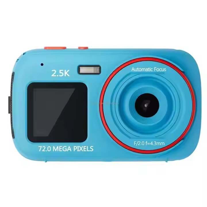 Dual Screen camera Fashion Auto 2.5K HD 72 Megapixel Focus Compact Digital Camera and Dual Screen Easy Operate Camera