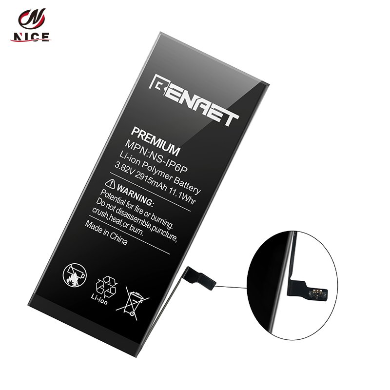 Hot sale high capacity replacement digital phone battery 6P 6SPlus 7Plus 8Plus X battery for iphone