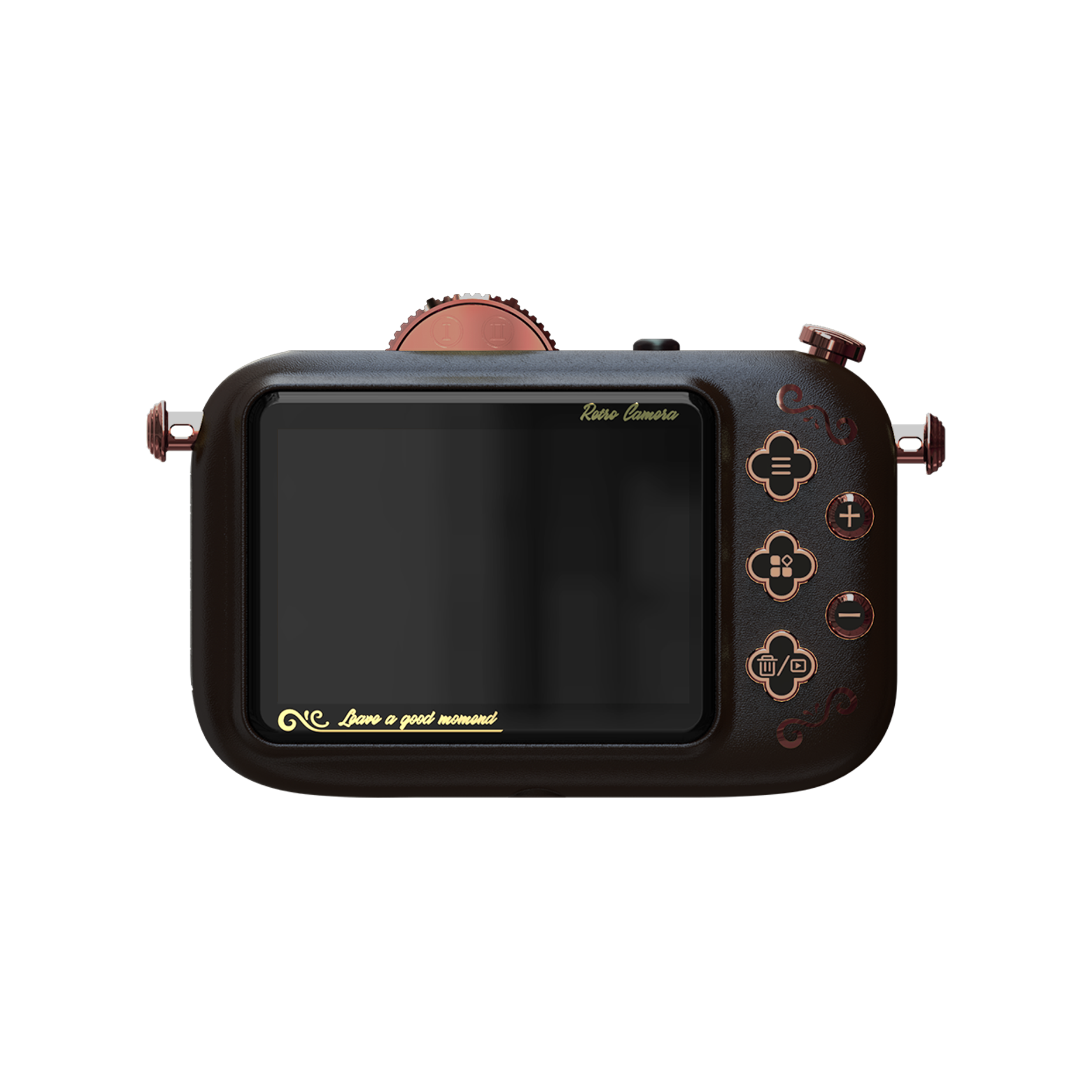 NVC400 Retro Style Digital Mini Mirrorless Cameras 5K HD Old Fashion Vlogging for the Best Retro Experience