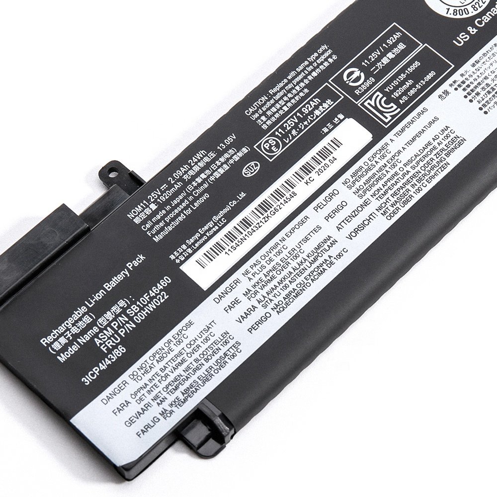 New Product Original Rechargeable li-ion Battery 00HW022 long for Lenovo Thinkpad T460S T470S Laptop batteries
