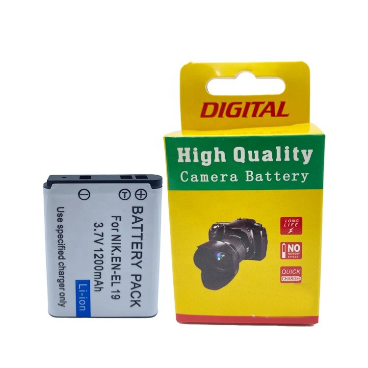 S32 S33 S100 S2500 S3200 S3300 S3400 S3500 S4100 S415019 Camera Battery EL19 ENEL19 EN-EL19 battery for Ni kon Co