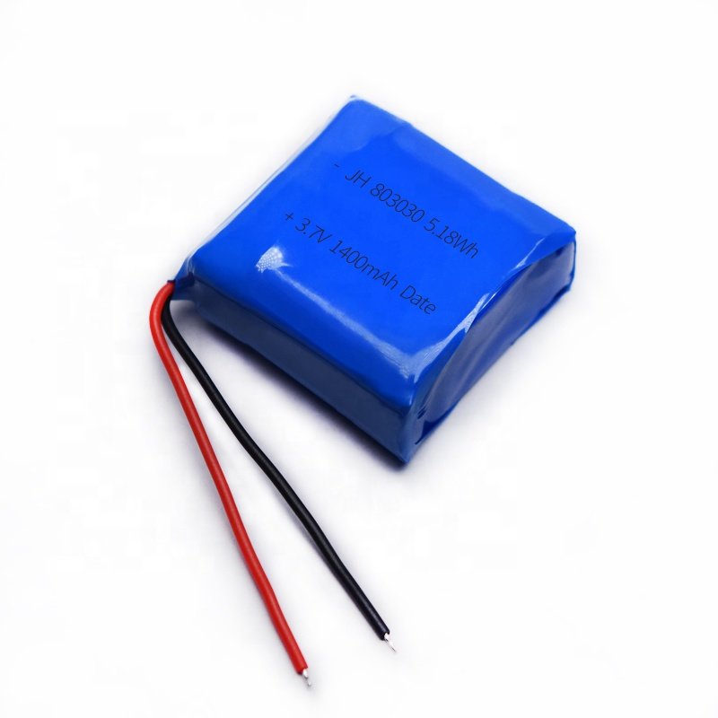 High quality 3.7V 1400mah Lithium Polymer Cell 803030 650mAh Lipo Battery for 3C digital products
